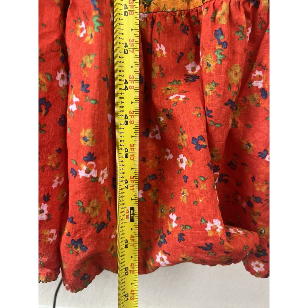 Anthropologie Boho Hippie Cottagecore Size S Floral Patchwork Tiered Maxi Dress - Picture 9 of 10